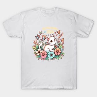 Cat Blossoming T-Shirt